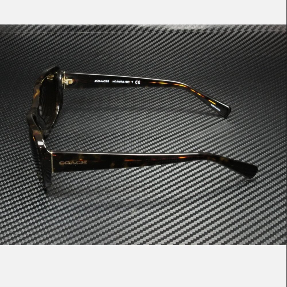 COACH Dark Tortoise 56mm Women's Sunglasses - Picture 4 of 5
